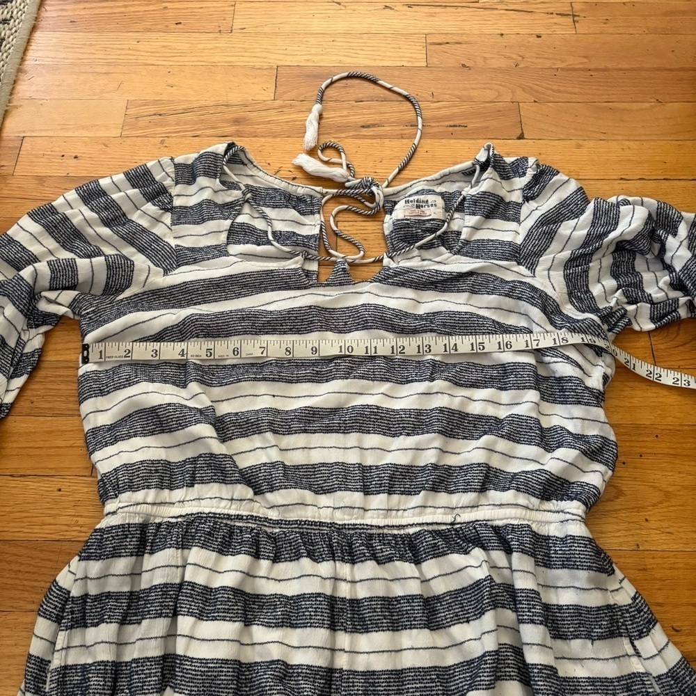 Anthropologie Holding Horses Striped Romper Size XL - Picture 4 of 9